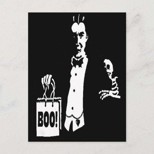 オールドタイムヴァンパイアのトリック・オア・トレーター ポストカード (正面)