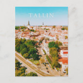 オールドタウンオブタリンエストニアシティアート シーズンポストカード (正面)