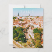 オールドタウンオブタリンエストニアシティアート 出欠カード (正面)