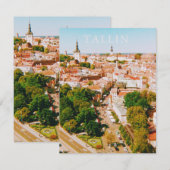 オールドタウンオブタリンエストニアシティアート 出欠カード (正面/裏面)