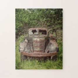 オールドタウンカントリー素朴ヴィンテージ自動車トラック ジグソーパズル