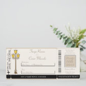 オールドタウンクリスマボードパス結婚式招待状 招待状 (スタンド正面)