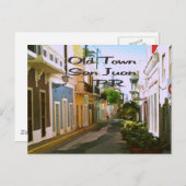 オールドタウンサンファンプエルトリコ ポストカード (正面/裏面)