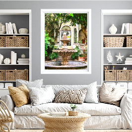 オールドタウンハシエンダメキシコアンティーク ポスター