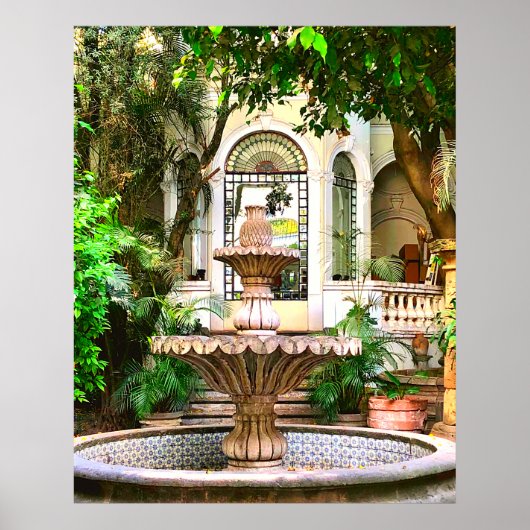 オールドタウンハシエンダメキシコアンティーク ポスター (正面)