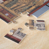 オールドタウン建物フレスコス ジグソーパズル (側面)