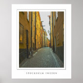 オールドタウン通り – ストックホルム ポスター (正面)