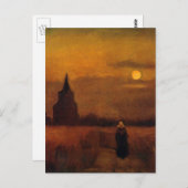 オールドタワーインザフィールドズバイヴィンセントヴァンゴッホ ポストカード (正面/裏面)