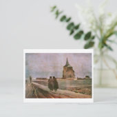 オールドタワーオブニュエネン、ヴァンゴッホファインアート ポストカード (スタンド正面)