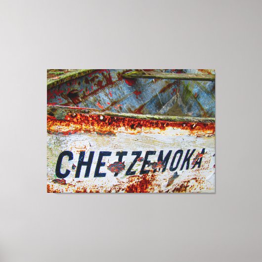 オールドチェツモカボート2 キャンバスプリント (正面)