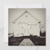 オールドチャーチヴィンテージウェディング招待状 招待状 (裏面)