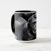 オールドチンパンジー名前をカスタムするマグ マグカップ (正面左)