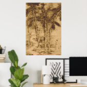 オールドツリーズプリント ポスター (ホームオフィス)