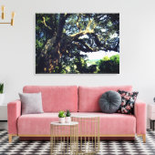 オールドツリーフォト独身のプリント キャンバスプリント (インサイチュ (リビング))