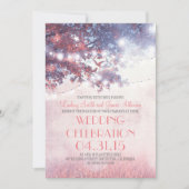 オールドツリーライト&バーズ結婚式招待状 招待状 (正面)