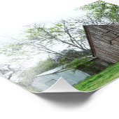 オールドテキサス州バーンアンドシェッド フォトプリント (角)