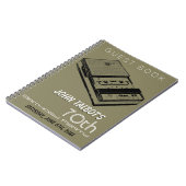 オールドテープレコーダー70th誕生日パーティーゲストブック ノートブック (左側)