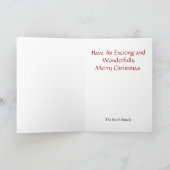 オールドトファッションドボガン走ヴィンテージクリスマス シーズンカード (内部)