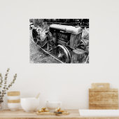 オールドトラクタープリント ポスター (キッチン)