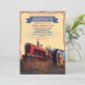 オールドトラクター招待状 招待状 (スタンド正面)
