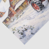 オールドトラクター&バーンスノーウィーウィンターファームクリスマス 薄葉紙 (詳細)