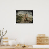 オールドトラクター ポスター (キッチン)