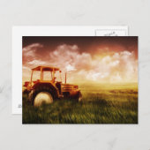 オールドトラクター ポストカード (正面/裏面)