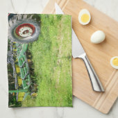 オールドトラク国際的ター キッチンタオル (四つ折り)