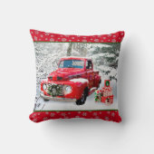 オールドトラックホリデー クッション (正面)