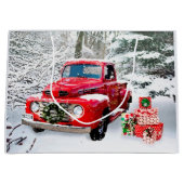 オールドトラックホリデー ラージペーパーバッグ (正面)