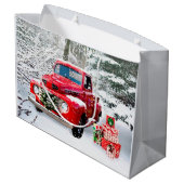 オールドトラックホリデー ラージペーパーバッグ (裏面アングル)