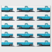 オールドトラックラッピング紙 ラッピングペーパー (フラット)