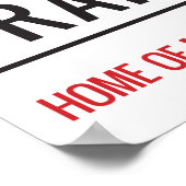 オールドトラフォードサイン ポスター (角)