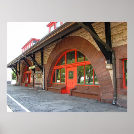 オールドトレインステーション～プリント ポスター (正面)