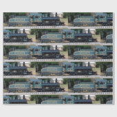 オールドトレインラッピング紙 ラッピングペーパー (フラット)