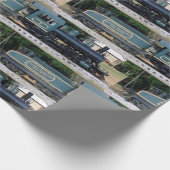 オールドトレインラッピング紙 ラッピングペーパー (角)