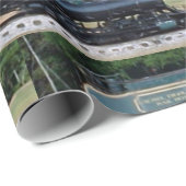 オールドトレインラッピング紙 ラッピングペーパー (ロールコーナー)