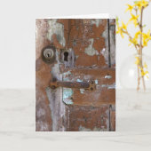 オールドドア詳細 カード (黄色い花)