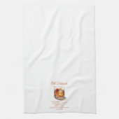 オールドドファッションドリンクレシピ キッチンタオル (縦)