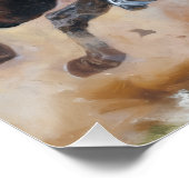 オールドナポレオン絵を描の戦場ライプツィヒ ポスター (コーナー)