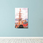 オールドニューイングランド キャンバスプリント (インサイチュ (ウッドフロア))