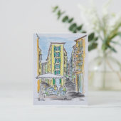 オールドニースのアルフレスコ料理 |ニース(フランス) ポストカード (スタンド正面)