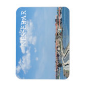 オールドネスバーのパノラマ。ブルガリア マグネット (縦)