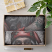 オールドノスタルジックヴィンテージタトゥーサンタ 薄葉紙 (ギフト)