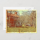 オールドハウスアンドカー ポストカード (正面/裏面)