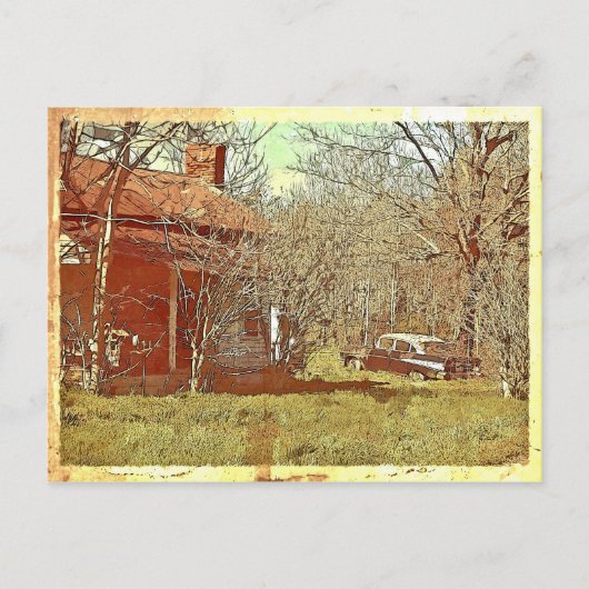オールドハウスアンドカー ポストカード (正面)