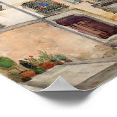 オールドハウスインセゴヴィアスペインヴィンテージトラベルファインアート ポスター (角)