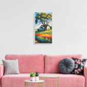 オールドハウスキャンバスウォールアート キャンバスプリント (インサイチュ (リビング))