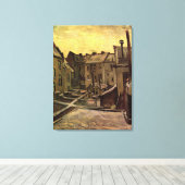 オールドハウスバイビンセントヴァンゴッホ キャンバスプリント (インサイチュ (ウッドフロア))