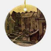 オールドハウスバイビンセントヴァンゴッホ セラミックオーナメント (裏面)